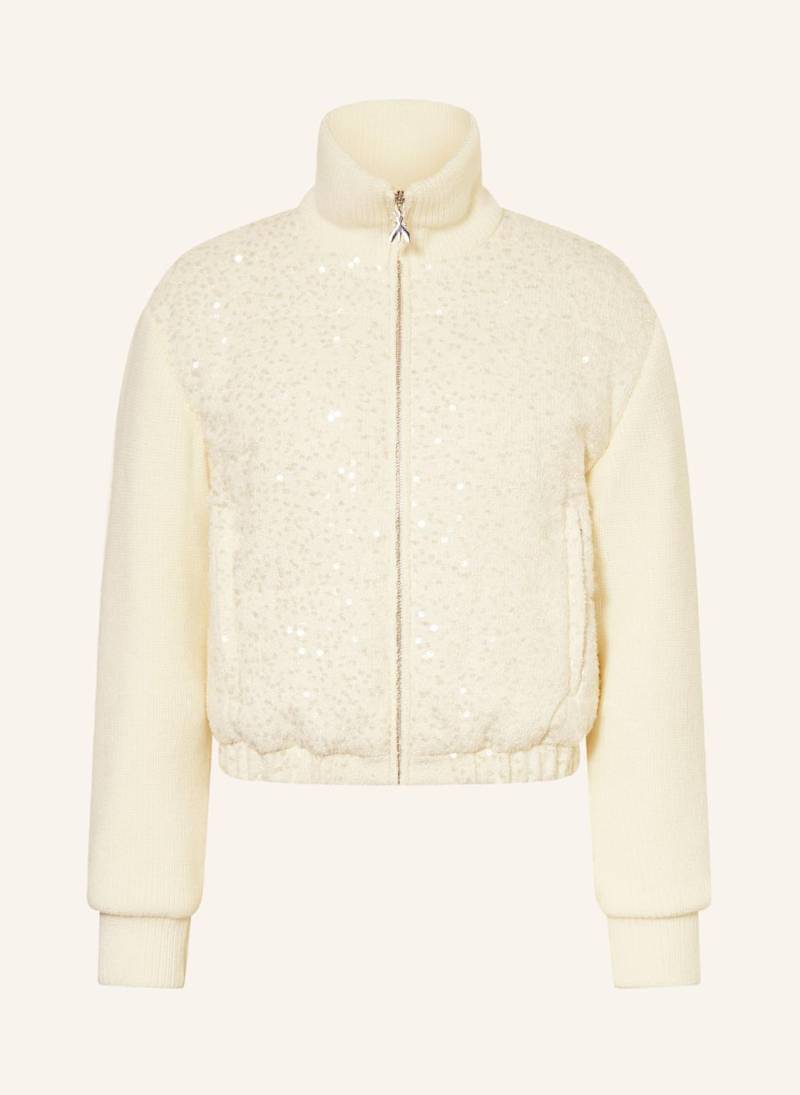 Patrizia Pepe Steppjacke Mit Pailletten weiss von PATRIZIA PEPE
