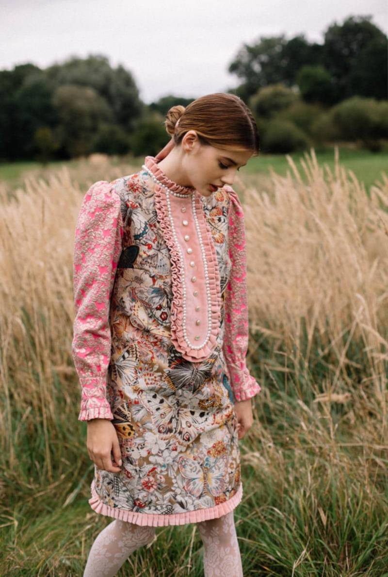 Pinkes Damenkleid, Einzelstück - Direkt Vom Laufsteg, Hochzeitsgast, Dress To Impress, Damenkleid von PATSEGESTUDIO