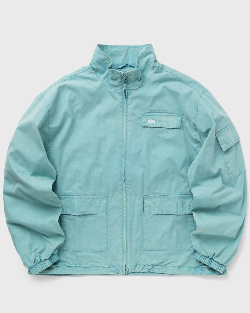 PATTA Acid Washed Track Jacket men Track Jackets blue in Größe:S von PATTA