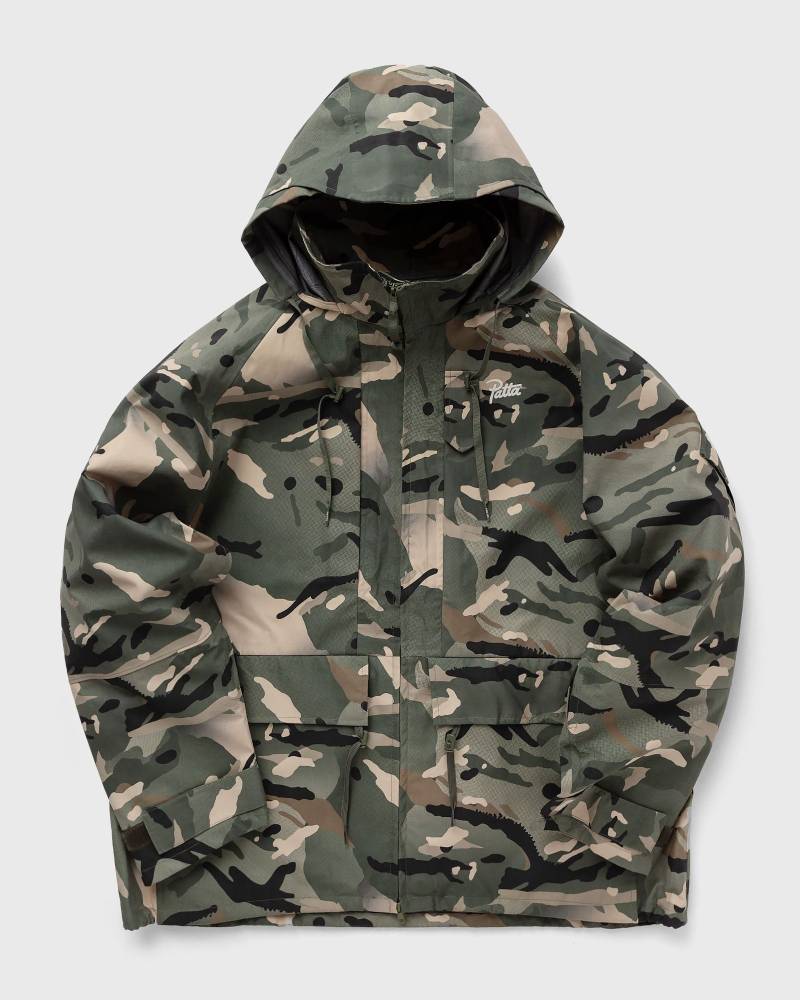 PATTA SPRAY CAMO NYLON TACTICAL PARKA men Parkas multi|beige in Größe:L von PATTA