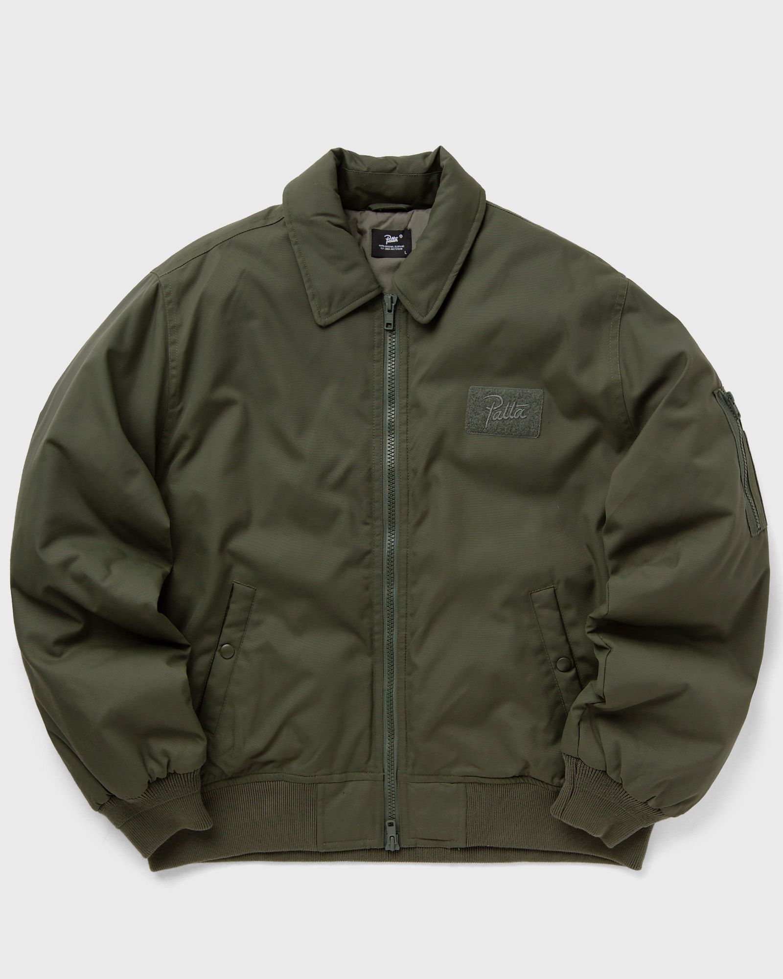 PATTA Jet Bomber Jacket men Bomber Jackets grey in Größe:L von PATTA