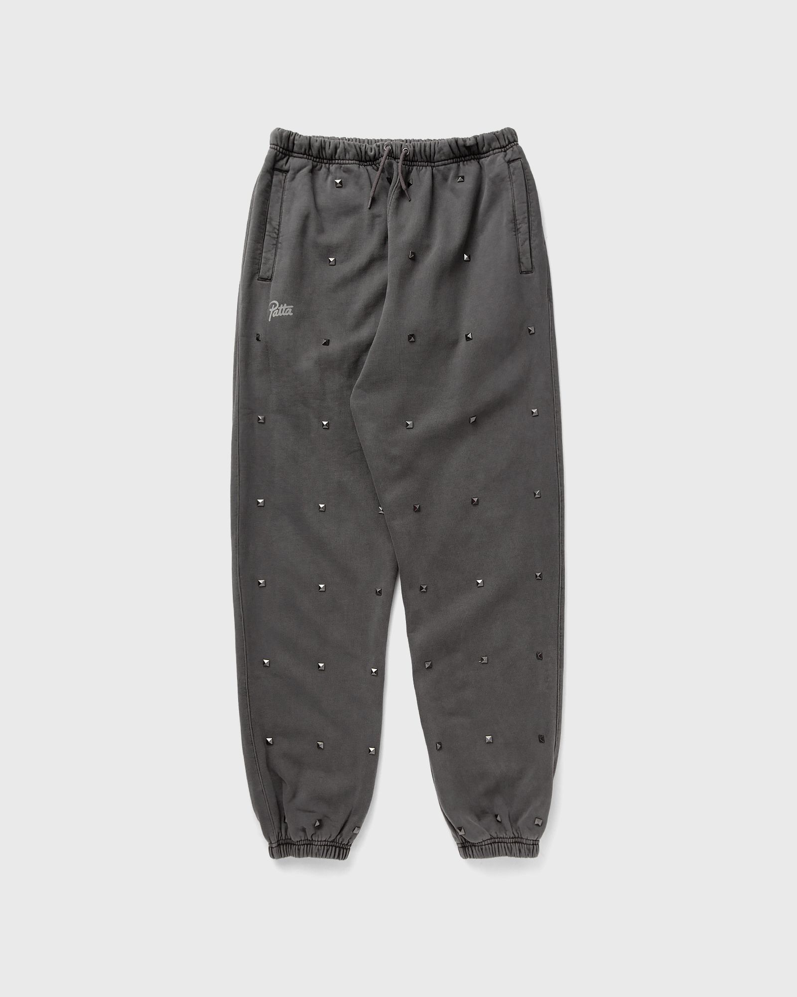 PATTA Studded Washed Jogging Pants men Sweatpants grey in Größe:S von PATTA