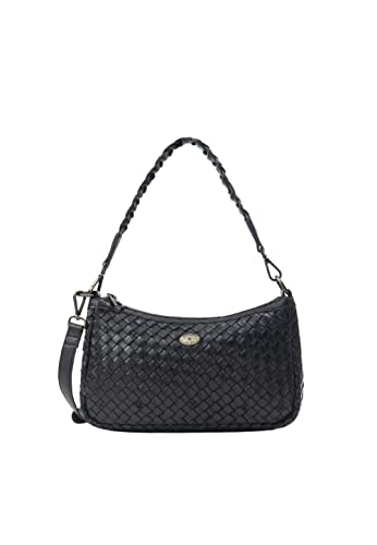 PATTEN Women's Handtasche aus Leder, SCHWARZ von PATTEN