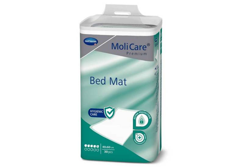 Inkontinenzauflage MoliCare® Premium Bed Mat 5 Tropfen - 40x60 cm 6 x 30 Stück PAUL HARTMANN AG von PAUL HARTMANN AG
