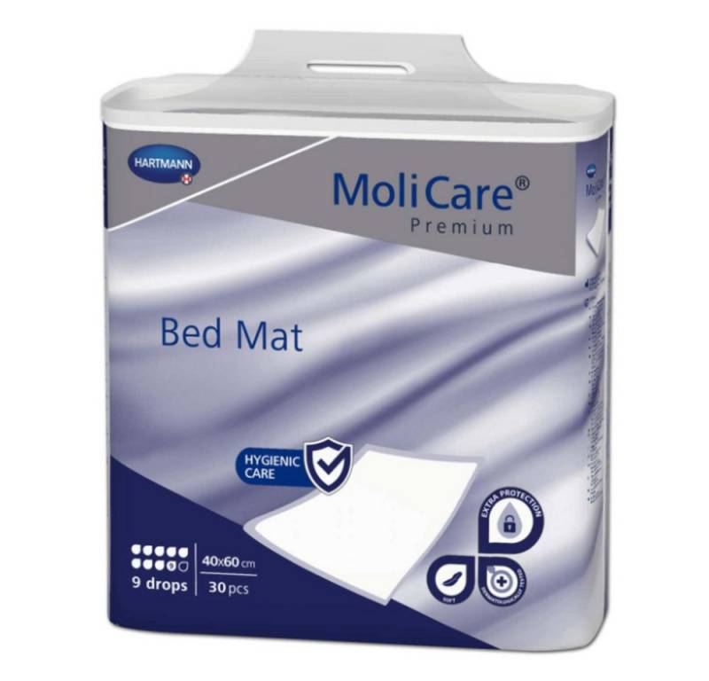 Inkontinenzauflage MoliCare® Premium Bed Mat 9 Tropfen - 40x60 cm 3 x 30 Stück PAUL HARTMANN AG von PAUL HARTMANN AG