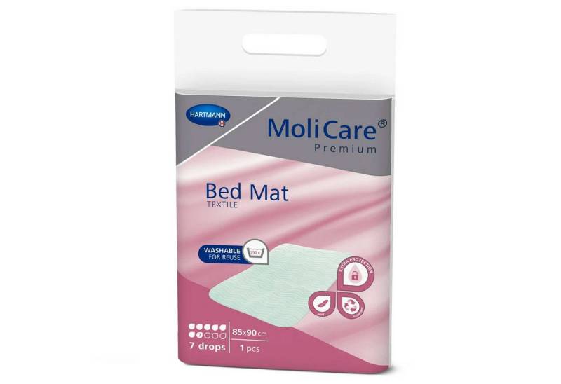 Inkontinenzauflage MoliCare® Premium Bed Mat Textile 7 Tropfen - 85x90 cm 1x1 Stück PAUL HARTMANN AG von PAUL HARTMANN AG