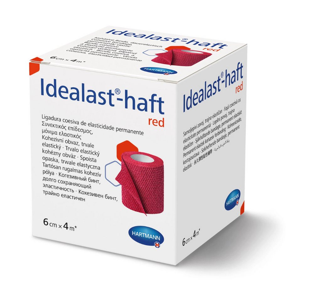 PAUL HARTMANN AG Erste-Hilfe-Set Idealast-haft col 6cmx4m rot, Packung von PAUL HARTMANN AG