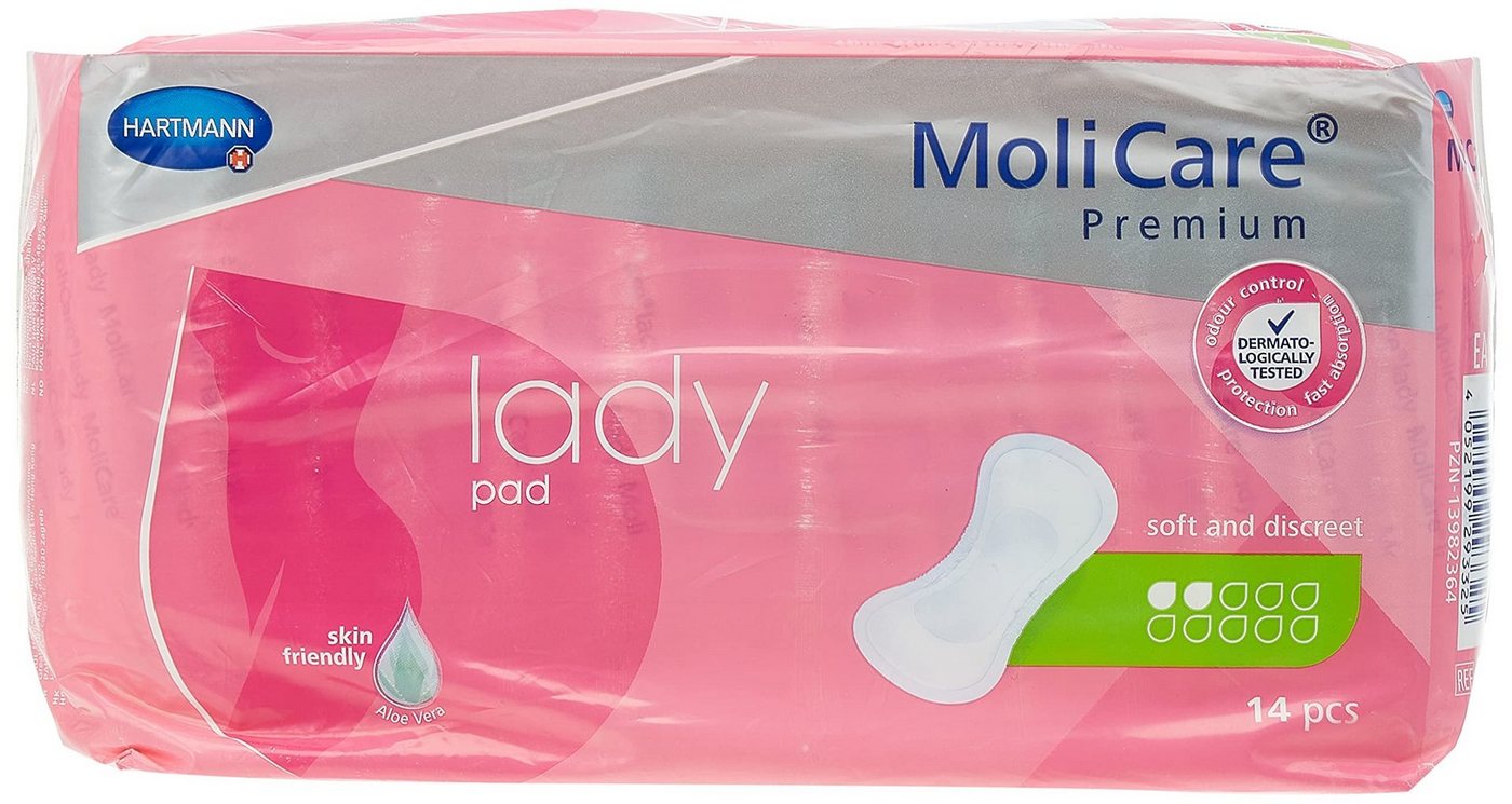 PAUL HARTMANN AG Inkontinenzslip MoliCare Premium lady pad 2 Tropfen, Packung von PAUL HARTMANN AG