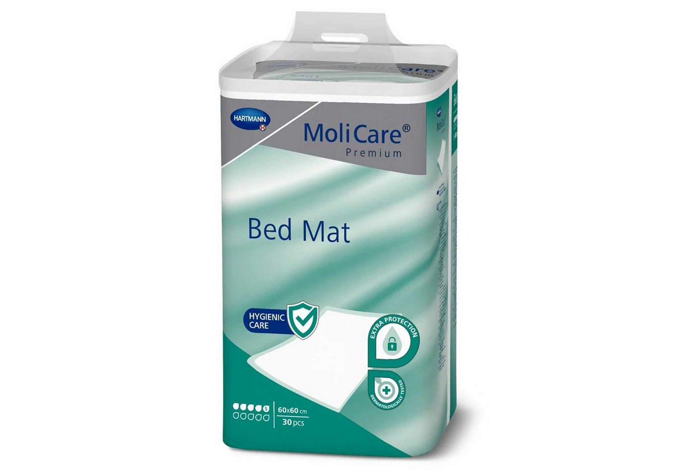 Inkontinenzauflage MoliCare® Premium Bed Mat 5 Tropfen - 60x60 cm 1x30 Stück PAUL HARTMANN AG von PAUL HARTMANN AG