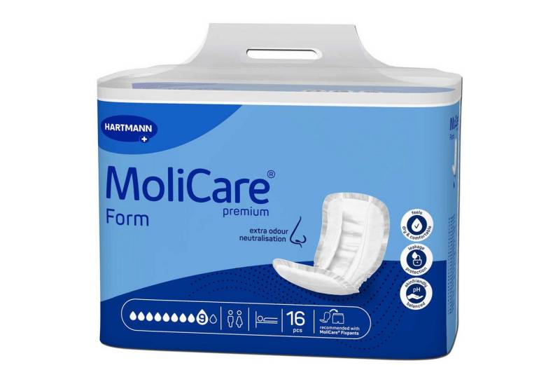 PAUL HARTMANN AG Inkontinenz-Einlage MoliCare® Premium Form - 9 Tropfen 4 x 16 Stück, 64-St. von PAUL HARTMANN AG