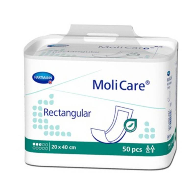 PAUL HARTMANN AG Inkontinenz-Einlage MoliCare® Rectangular - 20 x 40 cm 6 x 50 Stück, 300-St. von PAUL HARTMANN AG