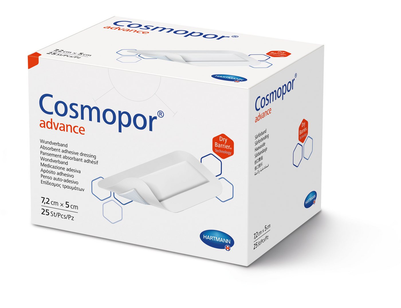 PAUL HARTMANN AG Wundpflaster Cosmopor Advance Wundverband, steril, selbsklebend (500 St., 20 x 25 = 500 Stück) von PAUL HARTMANN AG