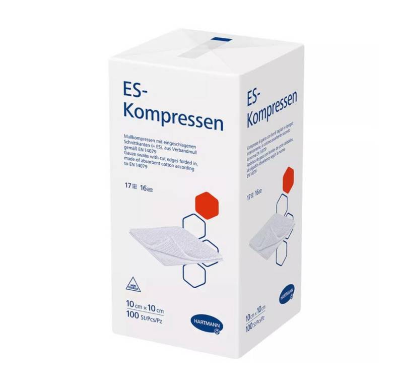 PAUL HARTMANN AG Kalt-Warm-Kompresse Hartmann ES-Kompressen 17-fädig, 16-fach, unsteril 10 x 10 cm von PAUL HARTMANN AG