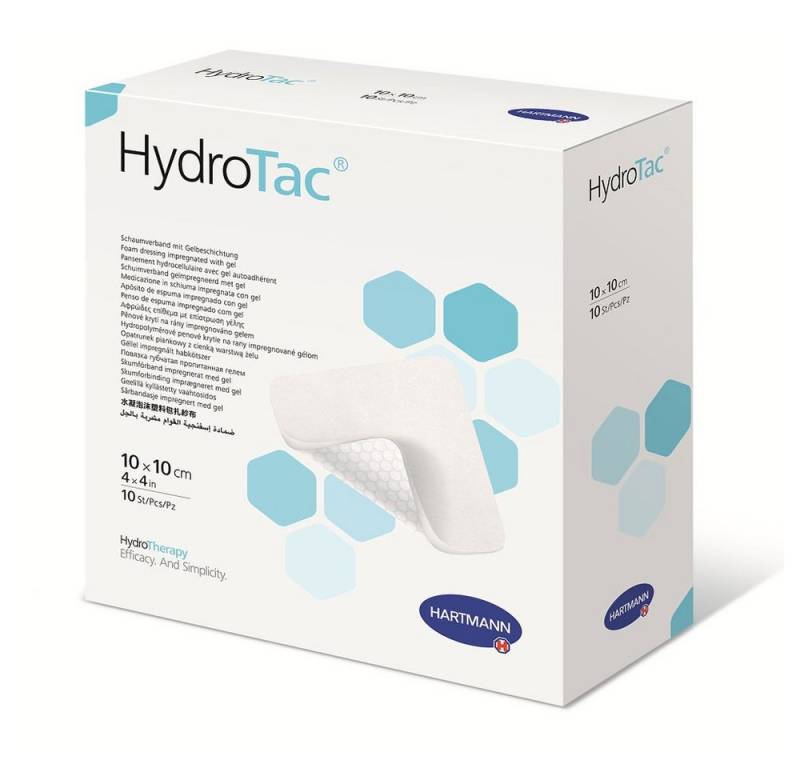 PAUL HARTMANN AG Wundpflaster Hartmann HydroTac® Schaumstoffverband 10x10 cm (1x von PAUL HARTMANN AG