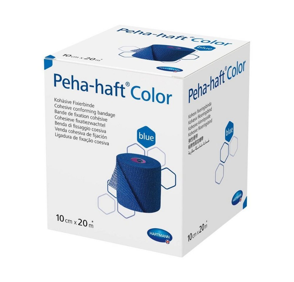 PAUL HARTMANN AG Haarband Hartmann Peha-haft Color elastische Fixierbinde, blau 10 cm x 20 m von PAUL HARTMANN AG