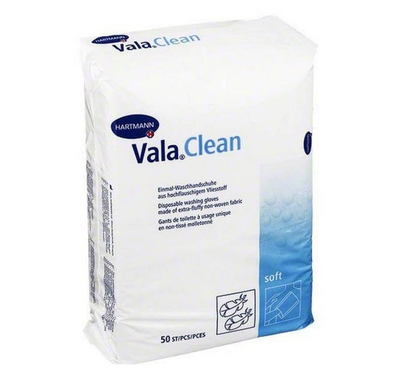 PAUL HARTMANN AG Wundpflaster Hartmann ValaClean Soft Waschhandschuh - 50 Stück von PAUL HARTMANN AG
