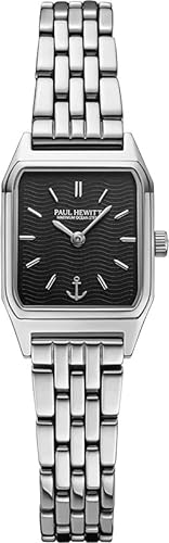 PAUL HEWITT Damen-Uhren Analog Solar One Size Schwarz, Silber 32023195 von PAUL HEWITT