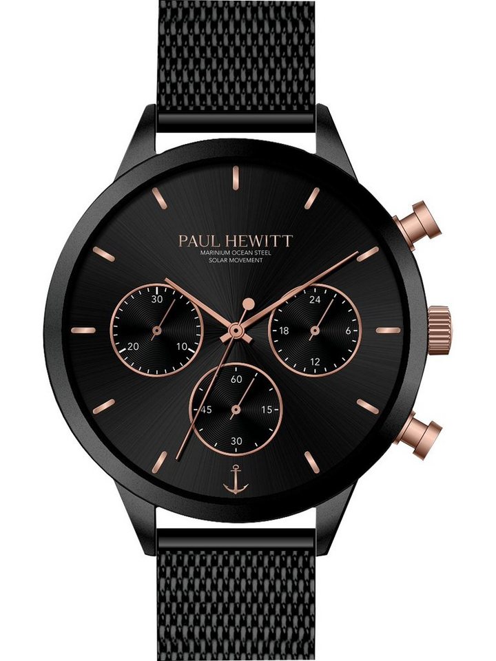 PAUL HEWITT Quarzuhr Paul Hewitt Damen-Uhren Analog Solar, Klassikuhr von PAUL HEWITT