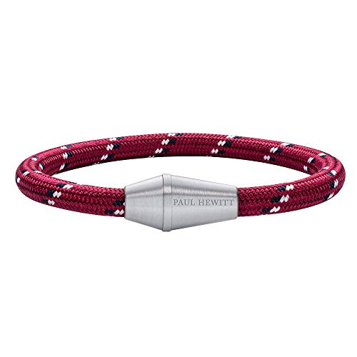 PAUL HEWITT Segeltau Armband Conic mit robustem Magnetverschluss in Bojenform aus gebürstetem Edelstahl in Silber von PAUL HEWITT