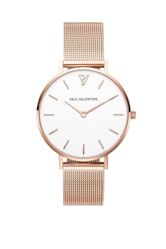 PAUL VALENTINE Damen Armbanduhr Marina Rose Gold MESH 32 MM PV32111 PAUL VALENTINE Damen Armbanduhr Marina Rose Gold MESH 32 MM PV32111 von PAUL VALENTINE