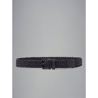 Paul & Shark Flechtgürtel aus einem Textil- und Ledergemisch in 100 von PAUL & SHARK