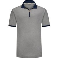 Paul & Shark Gemustertes Poloshirt mit kurzem Zip von PAUL & SHARK