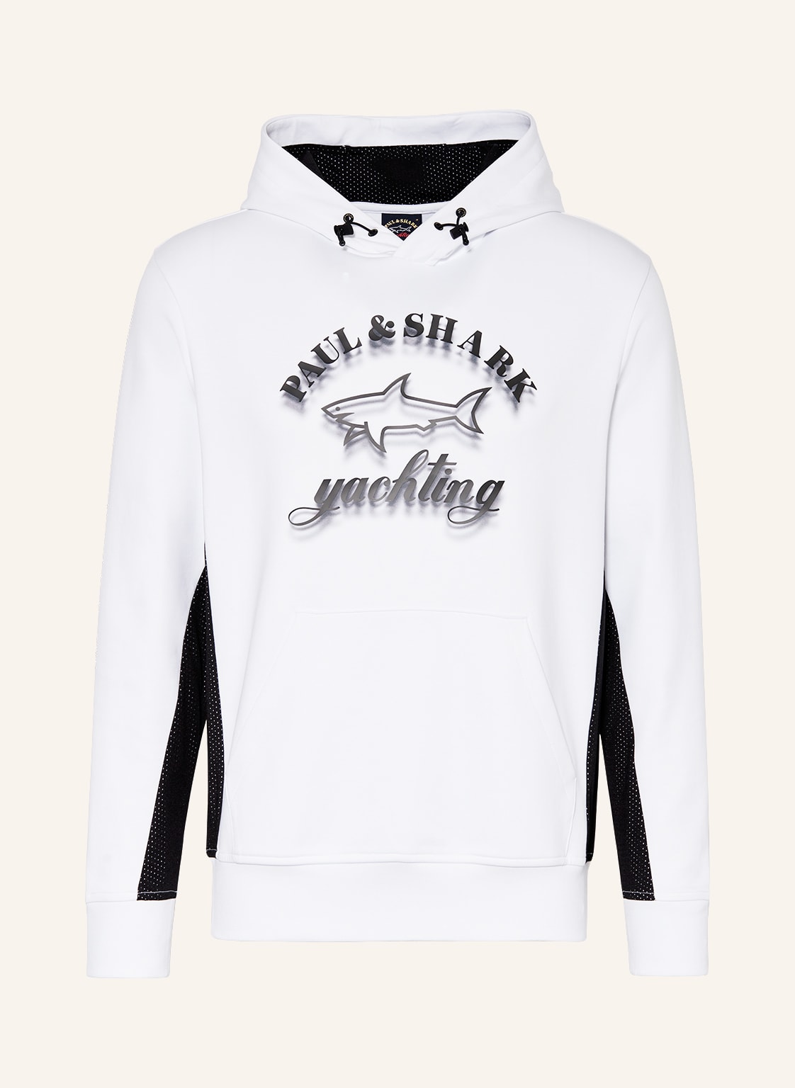 Paul & Shark Hoodie weiss von PAUL & SHARK