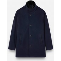 Paul & Shark Kurzmantel aus Kaschmir mit Fake-Fur-Blende und Stehkragen in M von PAUL & SHARK