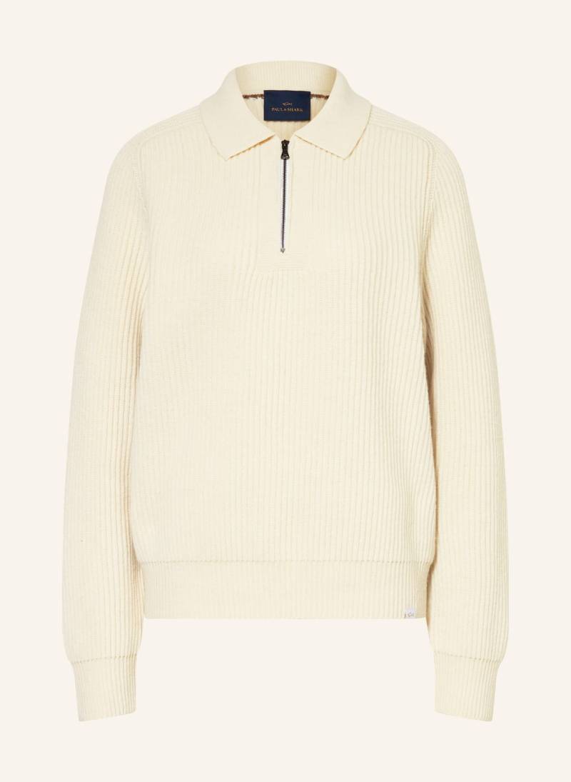 Paul & Shark Pullover weiss von PAUL & SHARK