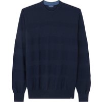 Paul & Shark Rundhalspullover aus Schurwolle mit Schattenstreifen in XXL von PAUL & SHARK