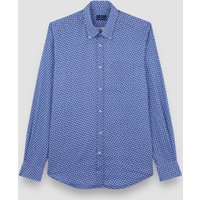 Paul & Shark Softes Hemd mit Paisley-Muster und Button Down-Kragen in 41 von PAUL & SHARK