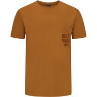 Paul & Shark Softes T-Shirt mit kleinem Brust-Print von PAUL & SHARK