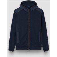 Paul & Shark Sweatjacke mit Kontrasteinsätzen und Kapuze in S von PAUL & SHARK