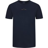 Paul & Shark T-Shirt mit changierendem Logo von PAUL & SHARK