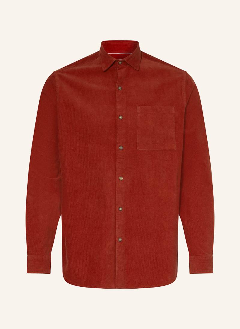 Paul Cordhemd Comfort Fit rot von PAUL