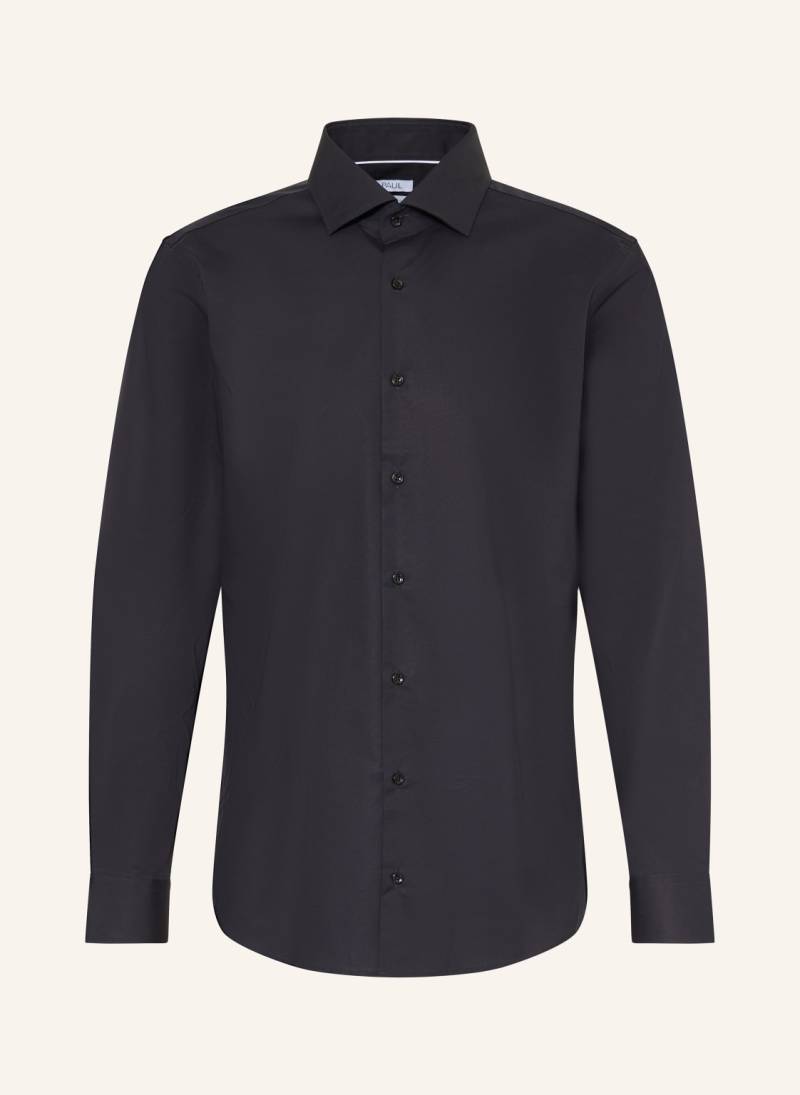 Paul Hemd Shaped Fit schwarz von PAUL