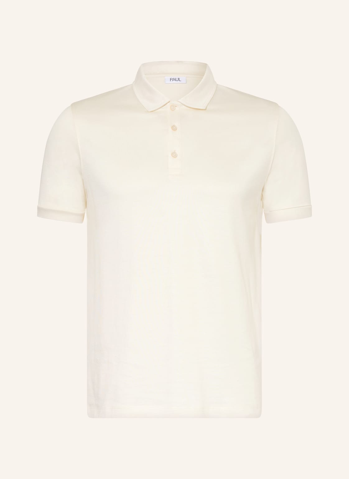 Paul Jersey-Poloshirt weiss von PAUL