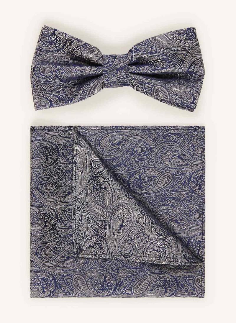 Paul Set: Fliege Und Einstecktuch grau von PAUL