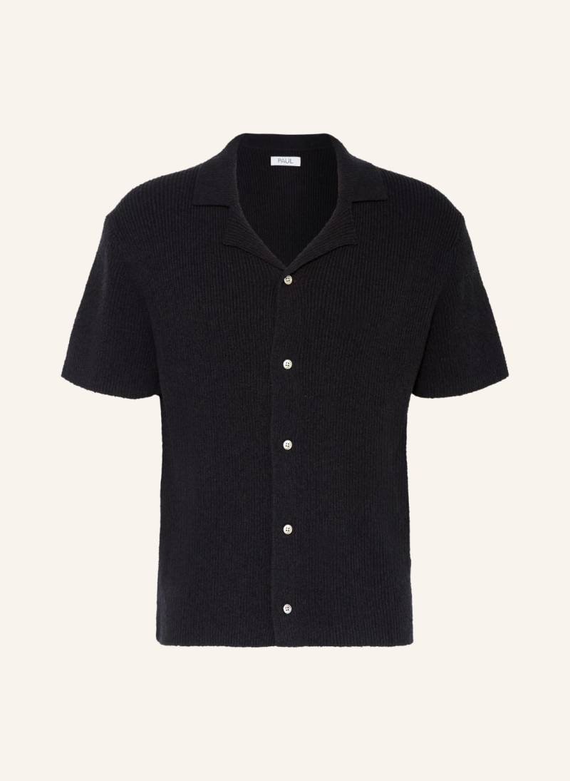Paul Strick-Resorthemd schwarz von PAUL