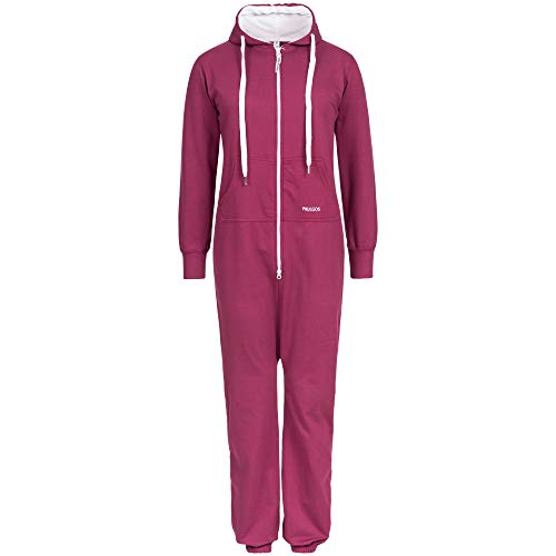 PAULGOS Herren Jumpsuit Jogger Jogging Anzug Trainingsanzug Overall in 7 Farben Gr. S-3XL (L, Sangria) von PAULGOS