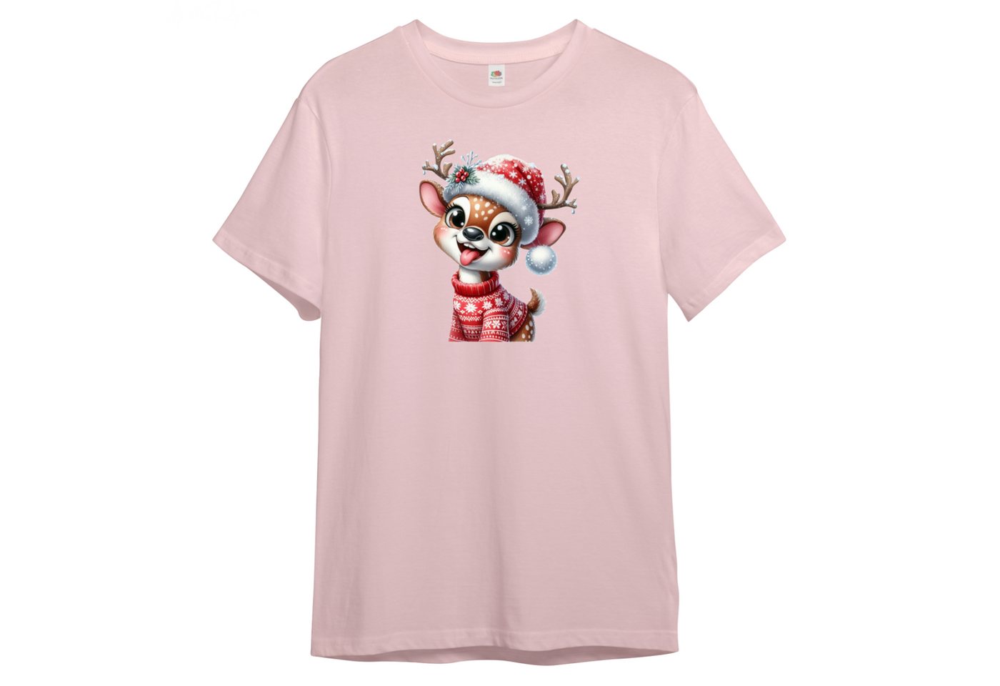 PAULGOS T-Shirt Kinder T-Shirt, freches Rentier PAULGOS T-Shirt Kinder T-Shirt, freches Rentier von PAULGOS