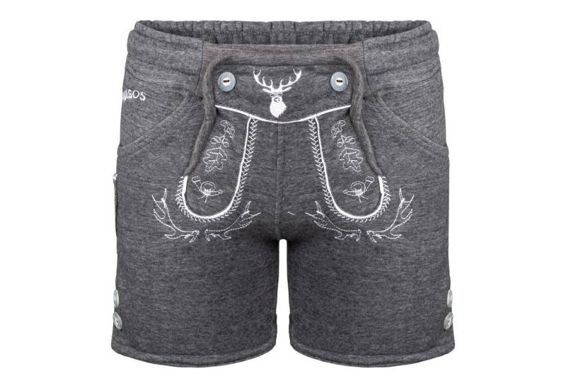 PAULGOS Trachtenhose Kinder Jogginghose Design Kurz Sweathose Bermuda Shorts JOK-KK2 von PAULGOS