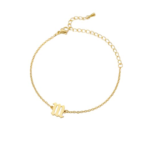 PAURO Damen Edelstahl Engel Nummer 111 Armband Kette Einstellbar Minimalistisch Numerologie Schmuck Gold von PAURO