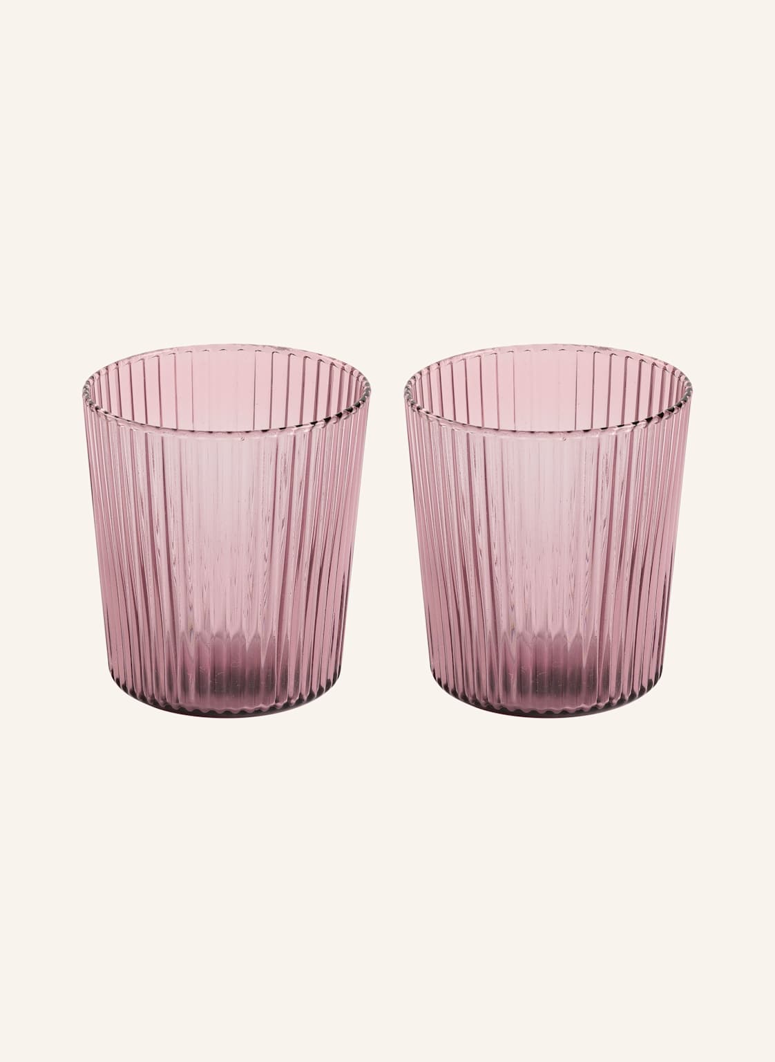 Paveau 2er-Set Trinkgläser rosa Paveau 2er-Set Trinkgläser rosa von PAVEAU