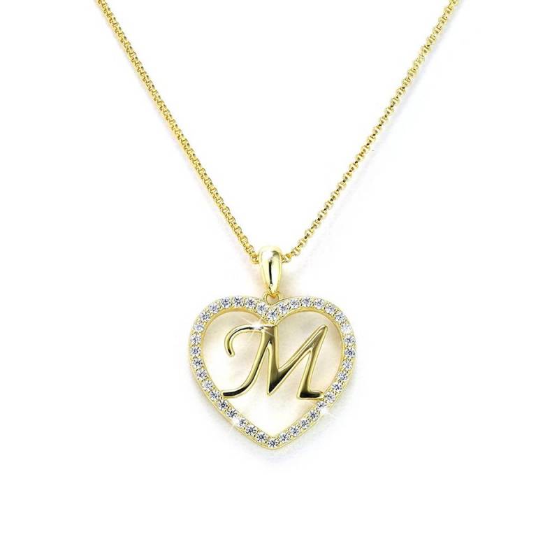 PAVELS Kette mit Anhänger Buchstabenketten Gold, Damen Halskette mit 18K Goldplattierung PAVELS Kette mit Anhänger Buchstabenketten Gold, Damen Halskette mit 18K Goldplattierung von PAVELS