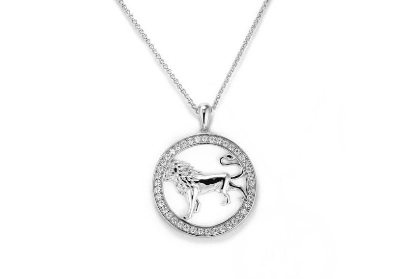 PAVELS Kette mit Anhänger Eclipse Löwe, Damen Halskette für das Sternzeichen Löwe von PAVELS