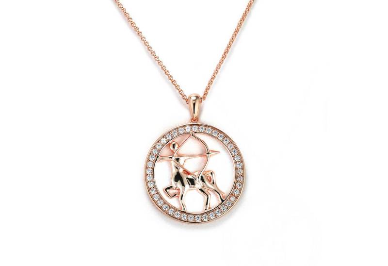 PAVELS Kette mit Anhänger Eclipse Schütze, Damen Halskette für das Sternzeichen Schütze von PAVELS