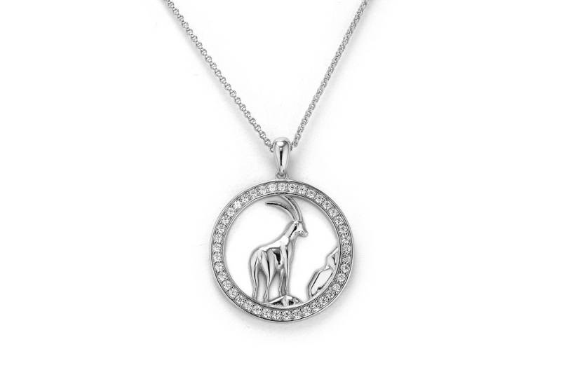 PAVELS Kette mit Anhänger Eclipse Steinbock, Sternzeichen Halskette für den Steinbock von PAVELS