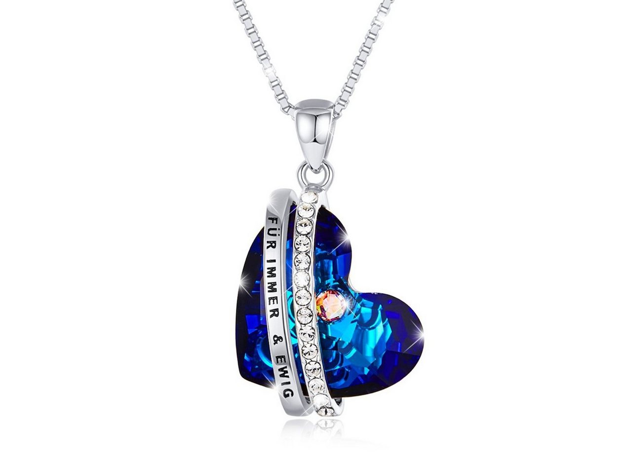 PAVELS Kette mit Anhänger Halskette Immer & Ewig, Einzigartige Herzkette für einen geliebten Menschen von PAVELS