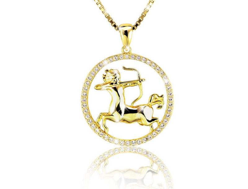 PAVELS Kette mit Anhänger Sternzeichen Shine Schütze, Elegante Sternzeichenkette für den Schützen von PAVELS
